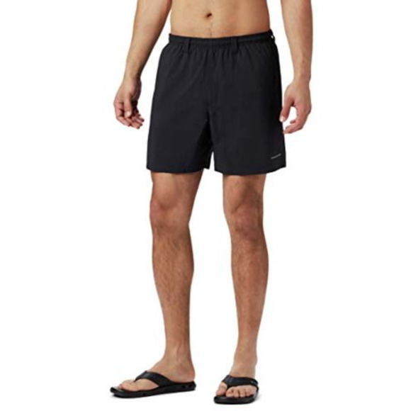 Columbia Men 8" Back Cast III UPF 50 Water Short Black Size XL - Picture 1 of 2